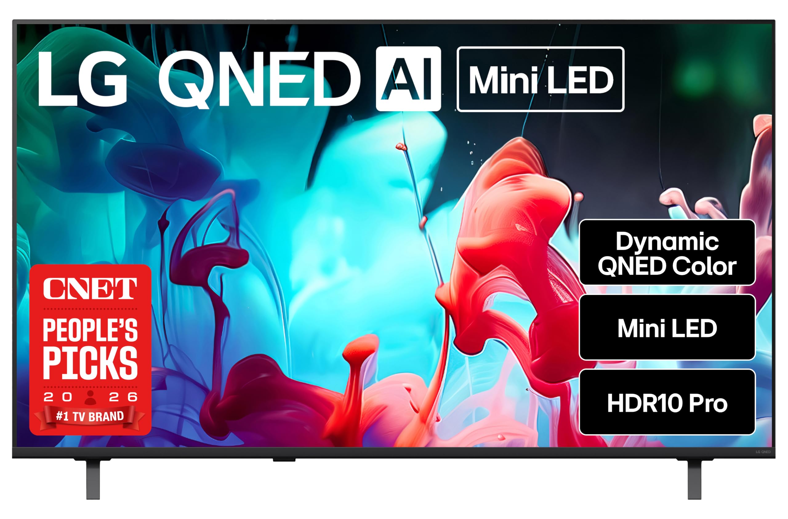 View 1 of **DAMAGEDSCREEN*** LG 55 inch Class LG QNED AI QNED73B Mini LED 4K Smart TV 2026