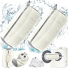 2 Pieces Shoe Wash Bag in Washing Machine, Shoe Bags with Zipper, Reusable Shoe Wash Bag, Shoe Wash Bag for Canvas Sneakers