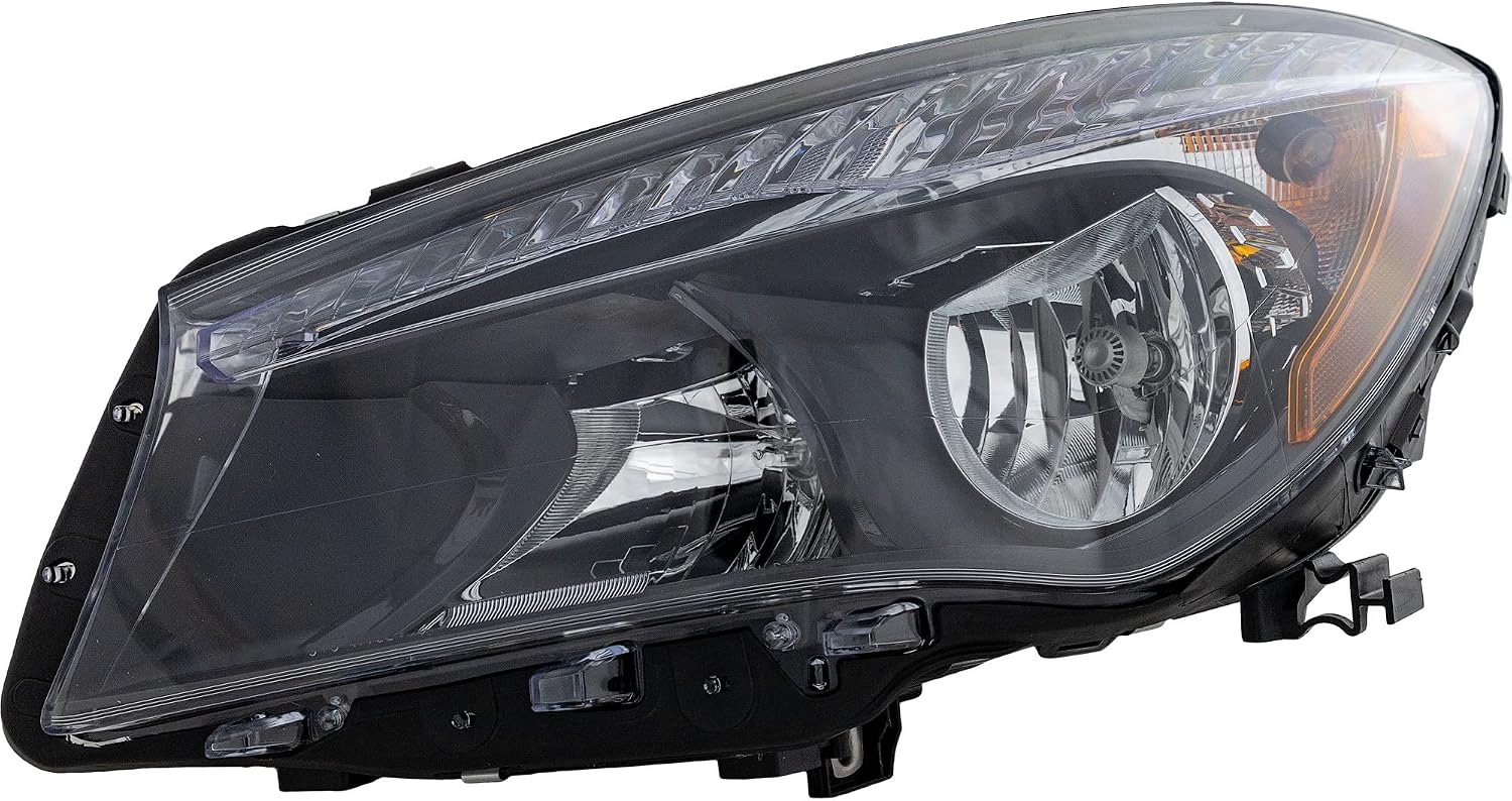 Compatible with 14-19 CLA250 CLA45 AMG Front Halogen Headlight Headlamp with Bulb Left Driver Side