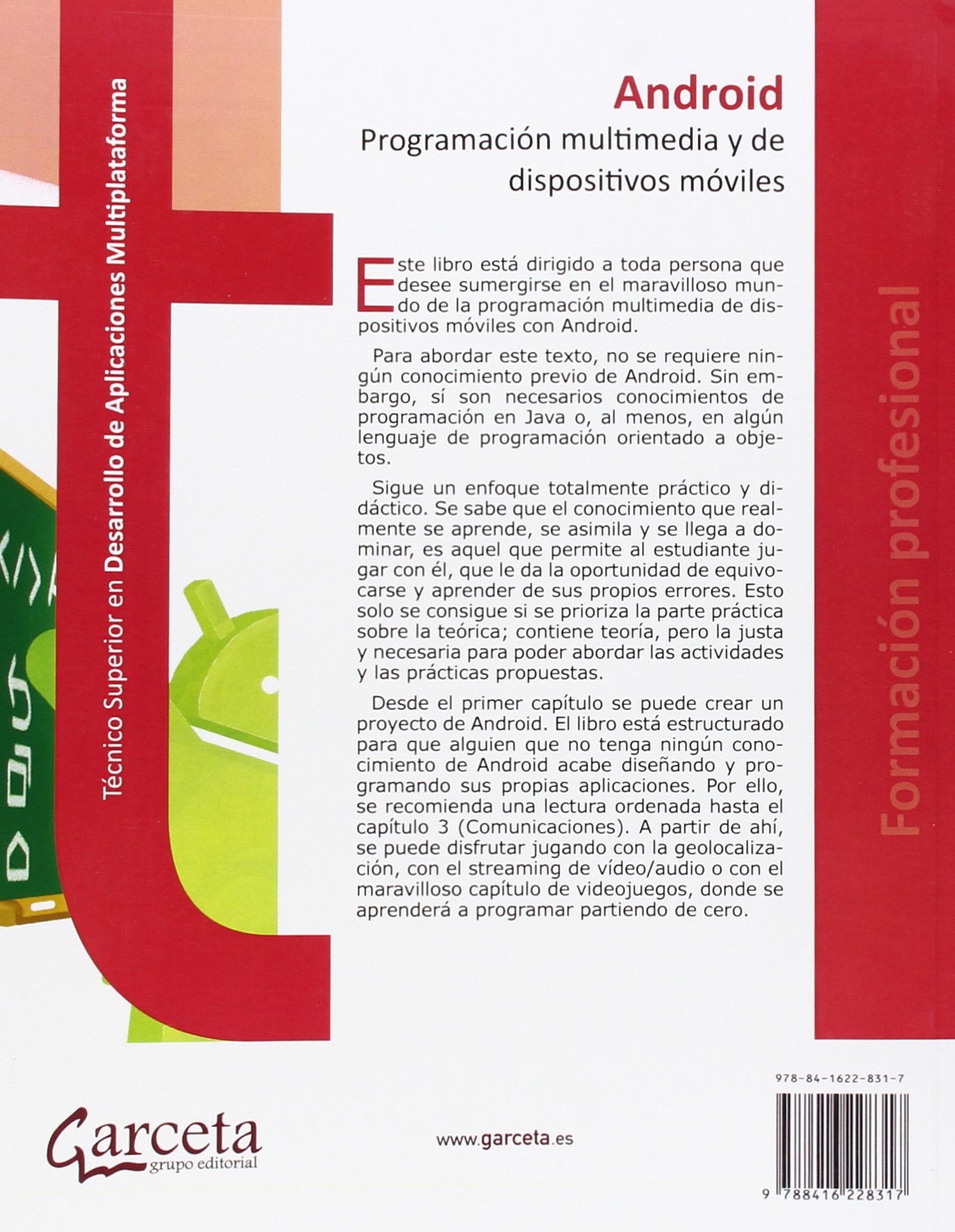 Android: Programacion Multimedia y dispositivos Móviles (FORMACION PROFESIONAL)
