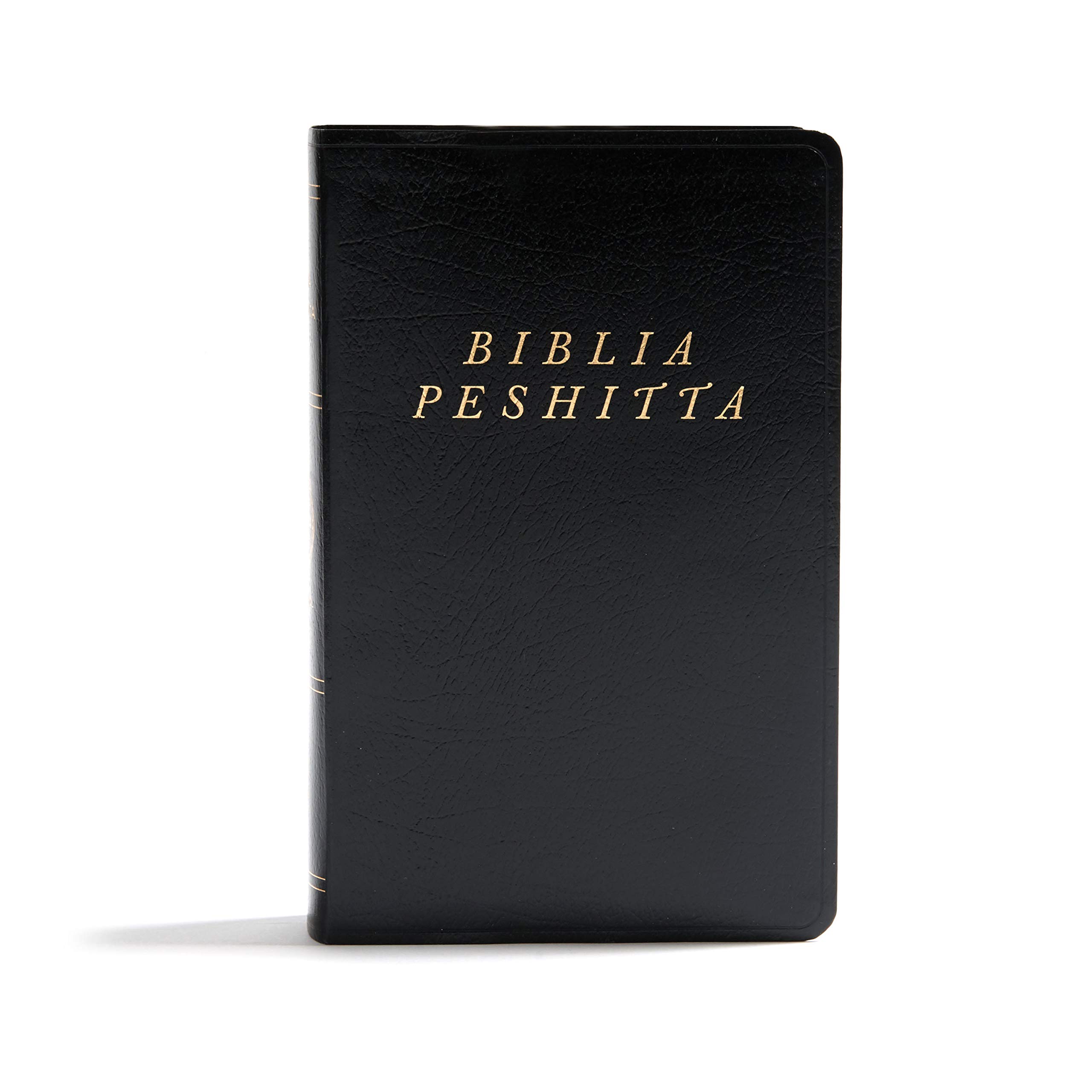 Biblia Peshitta, negro imitación piel con índice: Revisada y aumentada