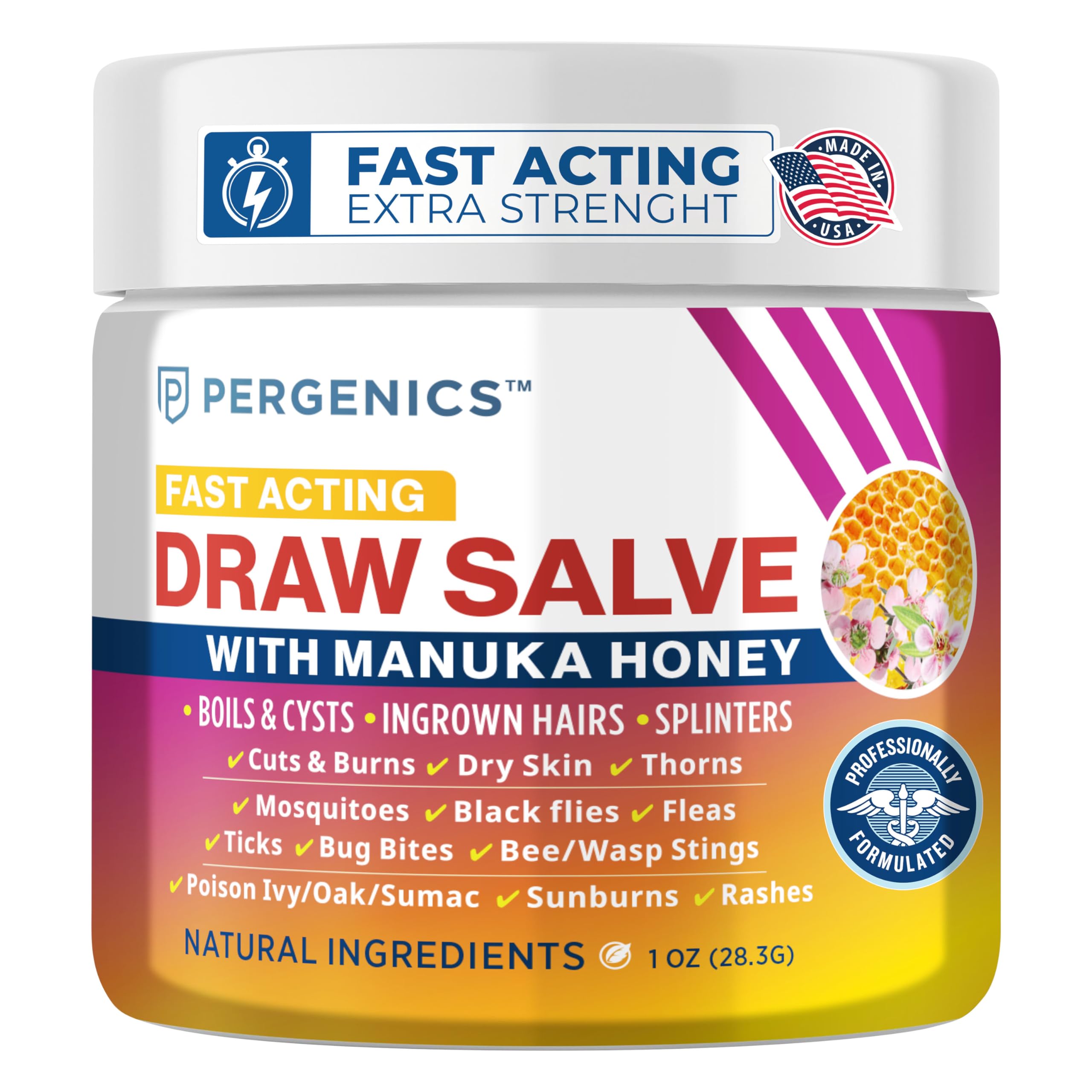 Amazon.com: Pergenics Drawing Salve with Real Manuka Honey
