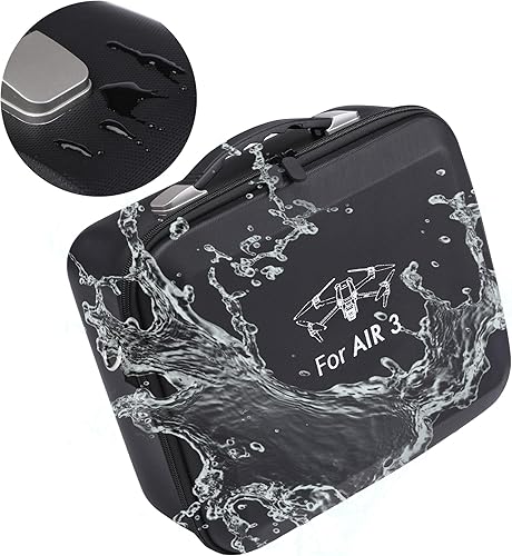Miniatura 8 de PONYRC Funda de transporte Air 3, portátil impermeable de piel sintética bolsa de viaje para DJI Air 3, DJI RC-N2DJI RC 2 Remote Otros accesorios