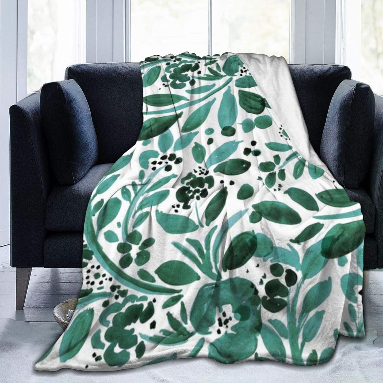 Amazon.co.jp ジェイドフローラルブランケット 毛布 シングル ブランケット フランネルファイバー 洗える なめらかな肌触り敬老