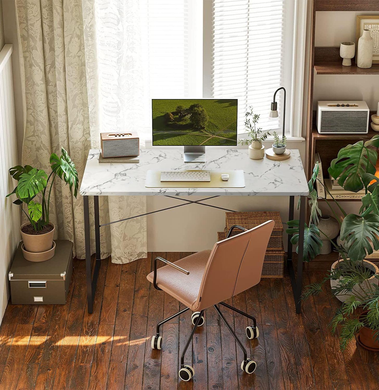 Torche Study Table |Computer Table, Study Table for Adults/Students| Home Office Writing Study Desk| Office Table Ideal for Work from Home (Italian)