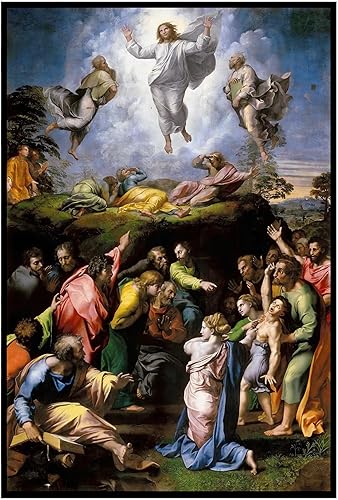The Transfiguration by Raphael - Póster decorativo para pared, impresión sin marco, decoración para el hogar y la oficina, imágenes e impresiones,