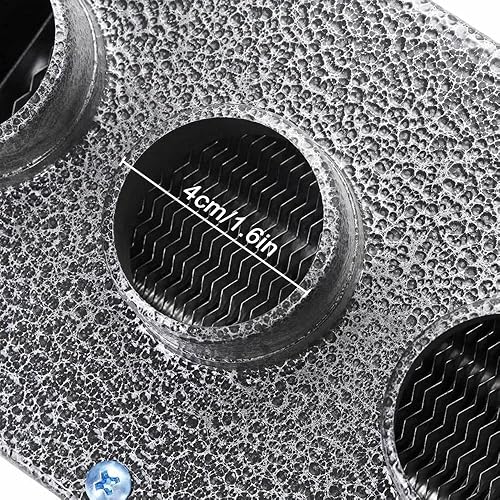 Miniatura 3 de Interruptor de montaje hidrónico de diseño compacto de 12 V, 4 rejillas de ventilación frontales, ventilador de 3 velocidades, flujo de aire de 80