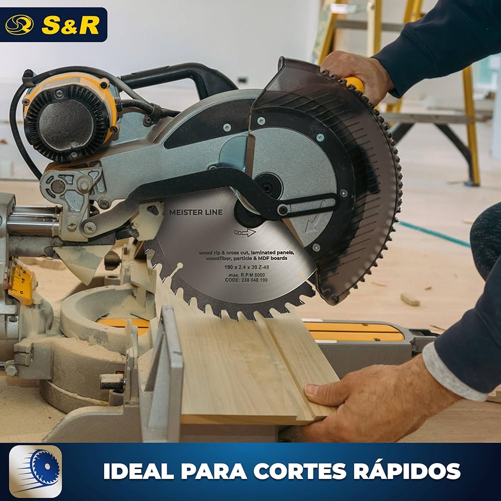 S&R Cirkelsu00e5gblad 254 Fu00f6r Tru00e4 80T/tru00e4hantverk, Professionell Kvalitet S&R Cirkelsu00e5gblad 254 Fu00f6r Tru00e4 80T/tru00e4hantverk, Professionell Kvalitet