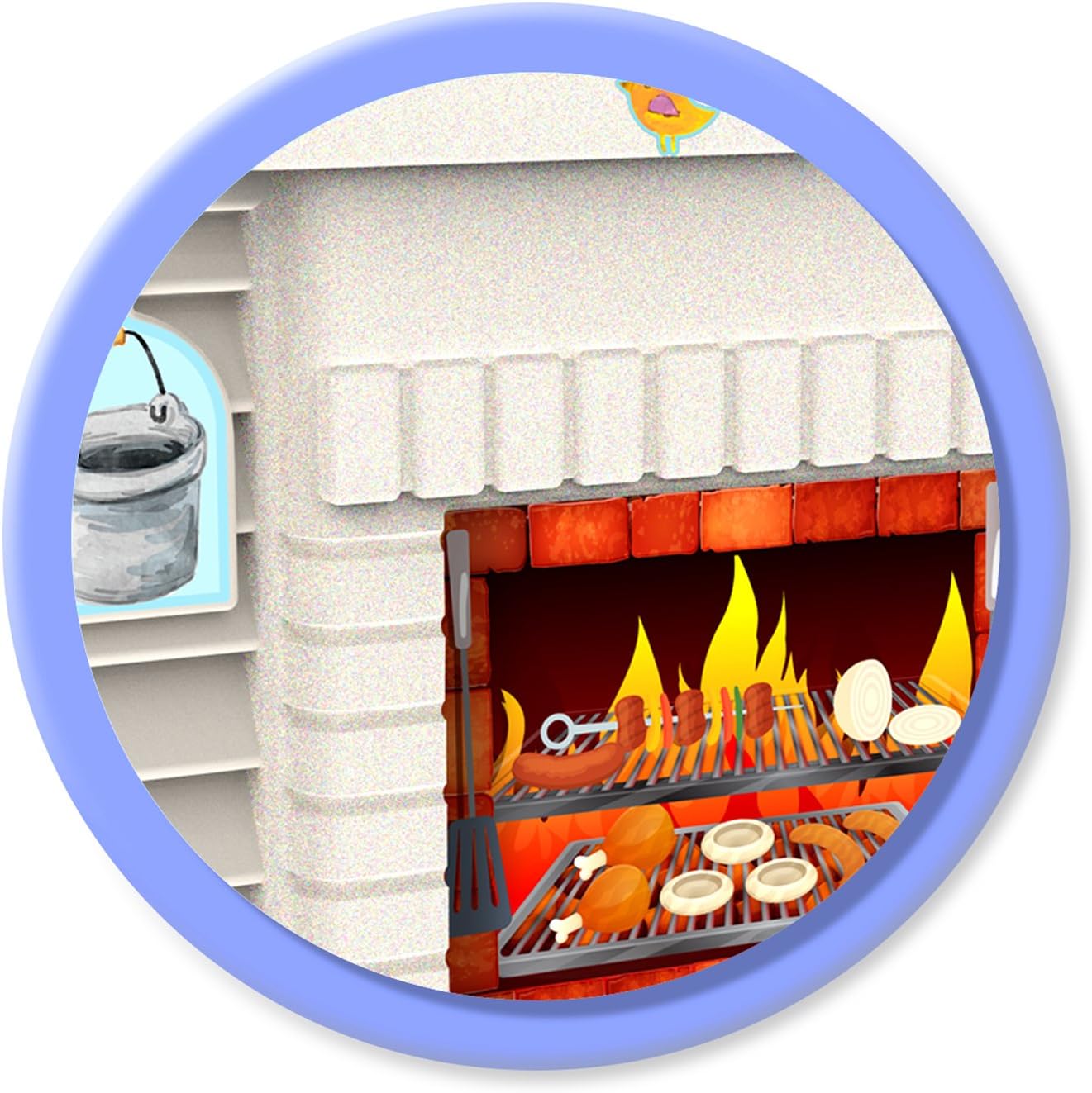 Chicos Country Cottage детский игровой домик для игр на свежем воздухе прочный и долговечный пластик садовый домик для детей от 2 лет 89607