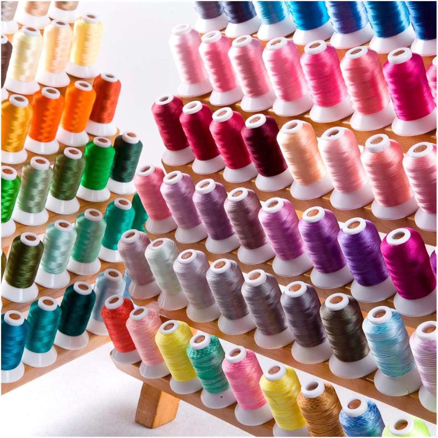 Embroidery Thread Polyester Embroidery Machine Thread 120 Colors(120C 500M)