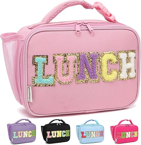 Miniatura 10 de Lonchera Aislada para la Escuela, Bolsas de Almuerzo Térmicas Reutilizables Duraderas Congelables para Niños Niñas Hombres Mujeres - Enfriador Suave