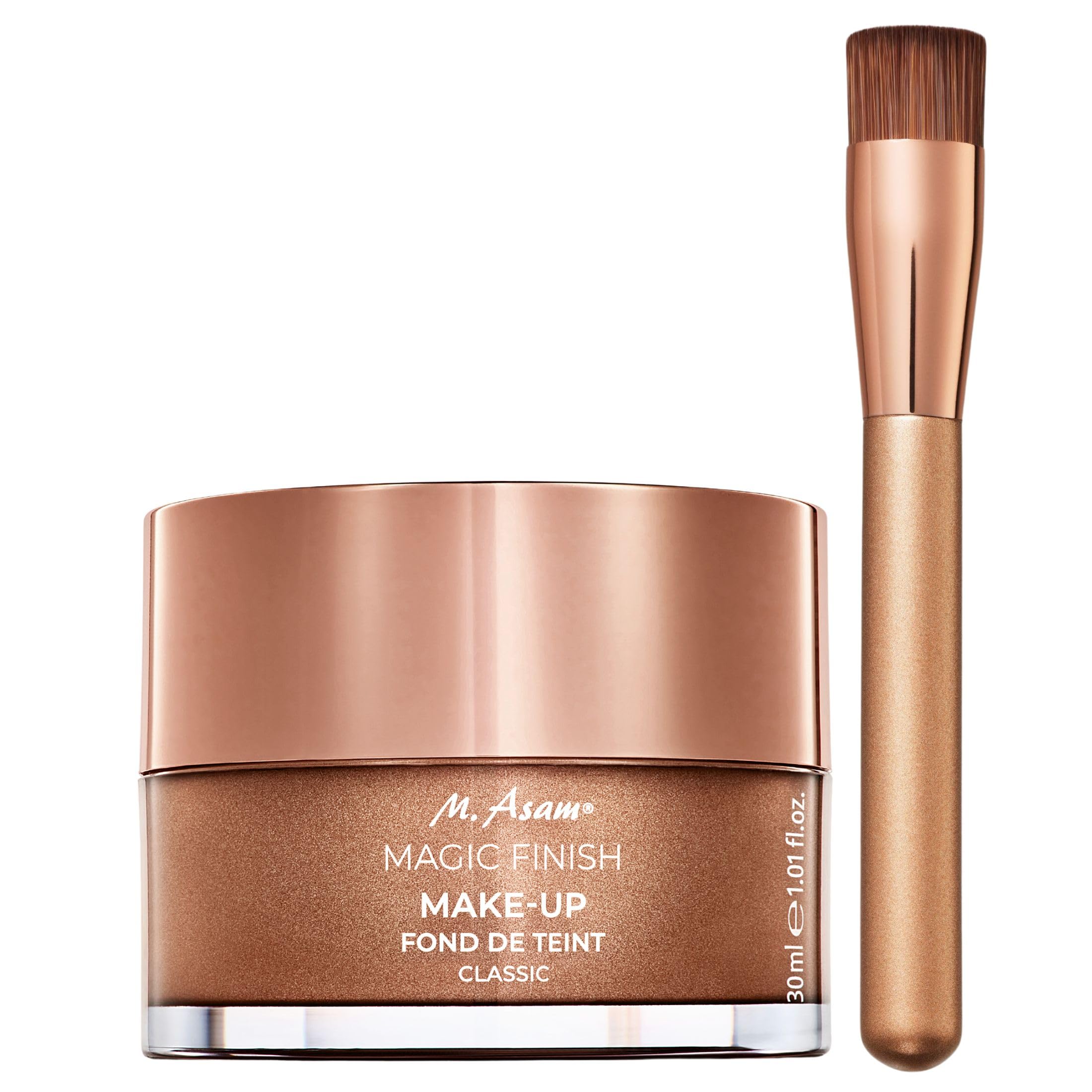 M. Asam Magic Finish Mousse Classic (30ml) & Foundation Brush