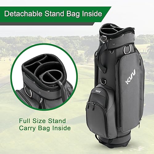 Miniatura 3 de KVV Bolsa de carrito 2 en 1 con bolsa de transporte desmontable de tamaño completo