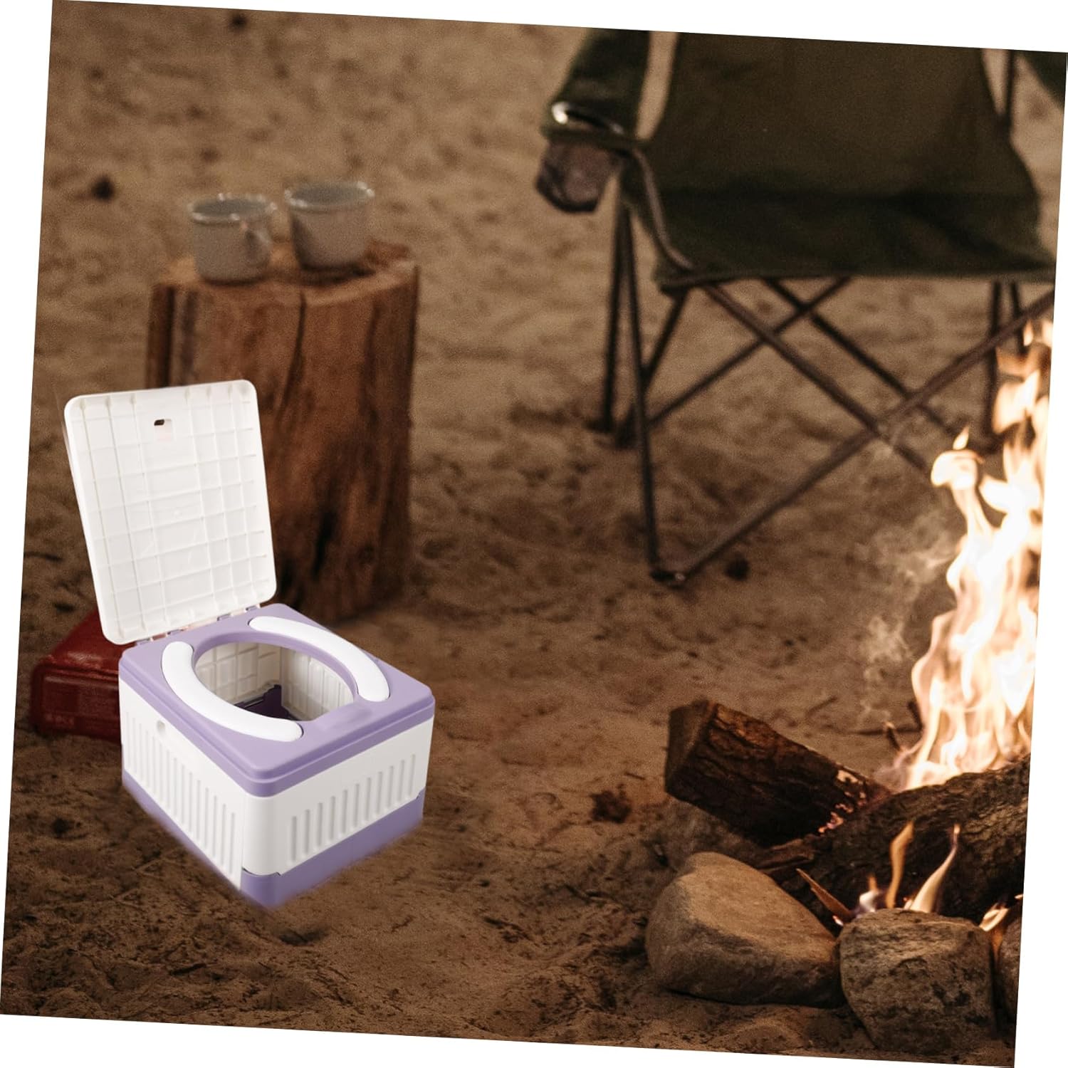 Portable Folding Toilet Box Enamel Urinal Potty Standing Urinal for Boys Travel Potty Car Emergency Toilet