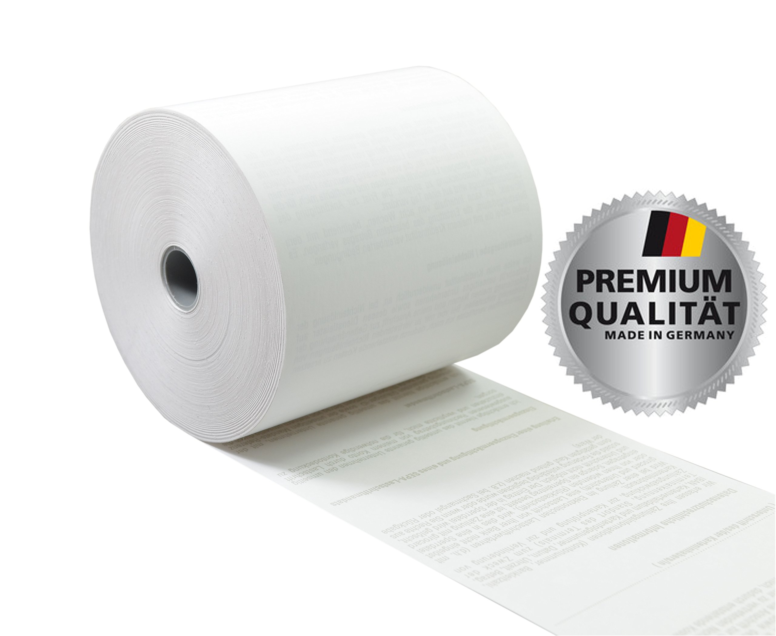 ➤ Thermorollen 80mm x 80m x 12mm [ØRolle 78mm] mit SEPA-Lastschrifttext passend für Epson, IBM, Nixdorf, Samsung (30)