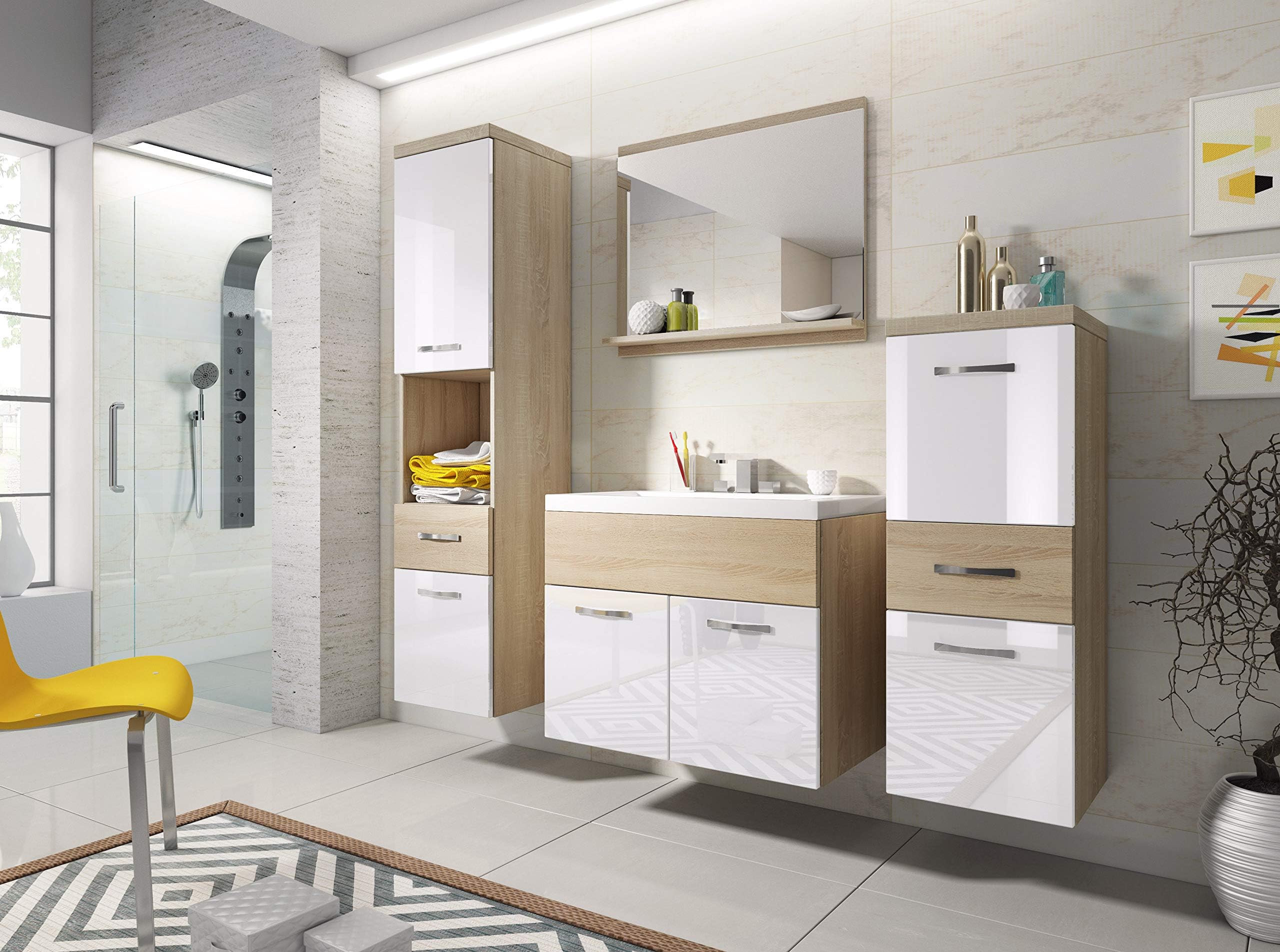 PIASKI Ensemble de meubles de salle de bain Montréal XL, ensemble de