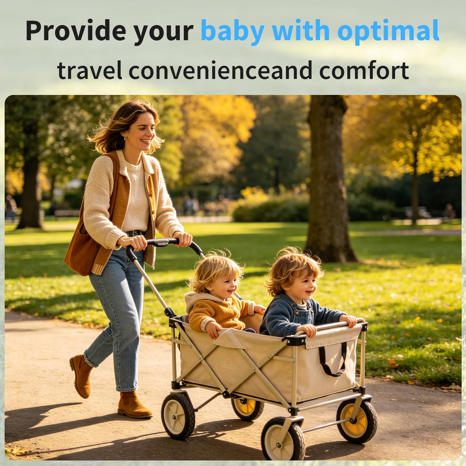 Allwetter-Matte, TPE Kinderwagen Matte, Allwetterschutz, faltbares Wagenzubehör für 2-Sitzer-Kinderwagen, Non-slip Falten Design, Outdoor, Park, Reisen, Zuhause, verhindert Sand, Schmutz