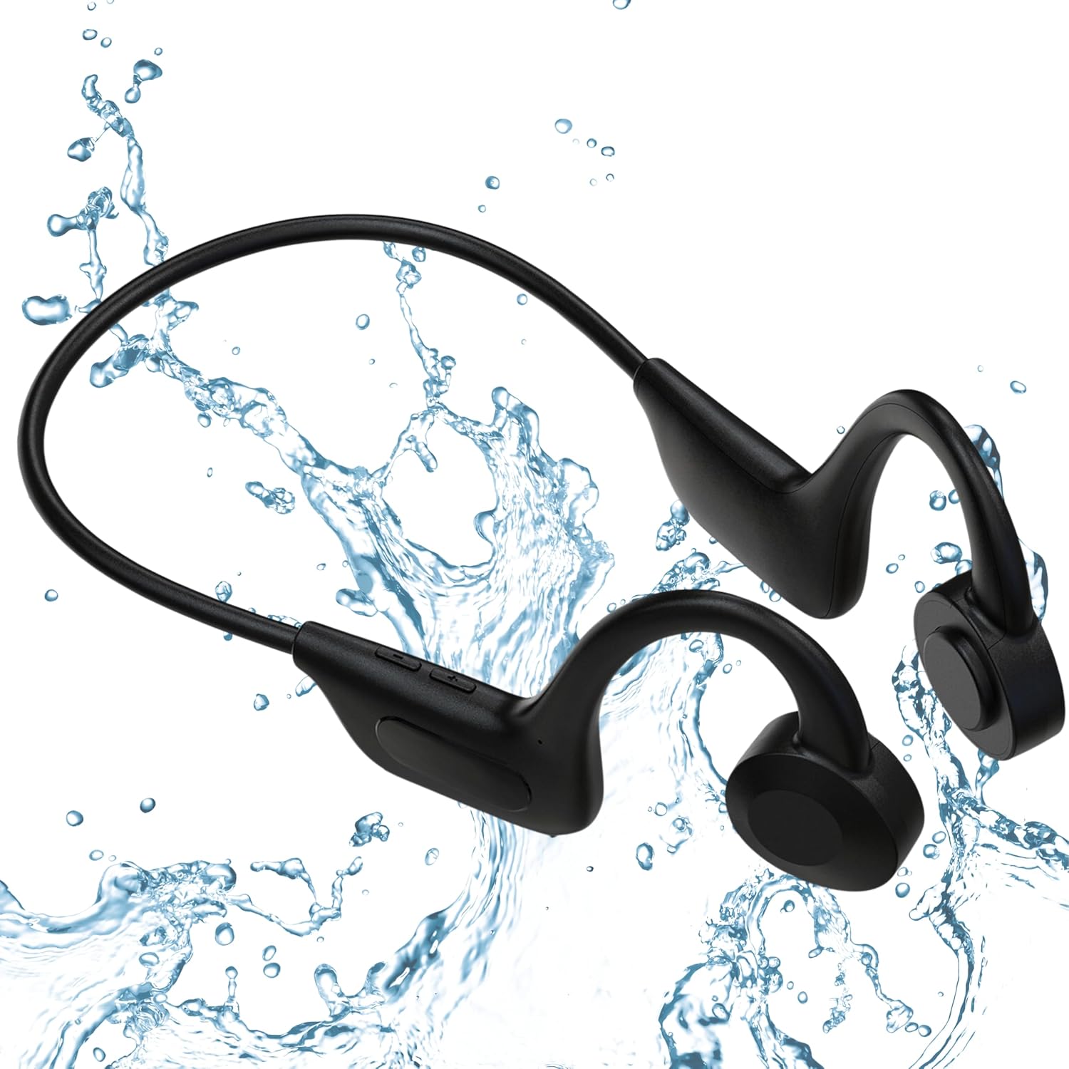 Wireless Bluetooth Headphones pgraded Open Ear Bluetooth Sports with Mic Lightweight & 8H Playtime & IP67 for Playtime Driving Workouts Gym and Walking Sports Earphones for Running,Cycling, Hiking