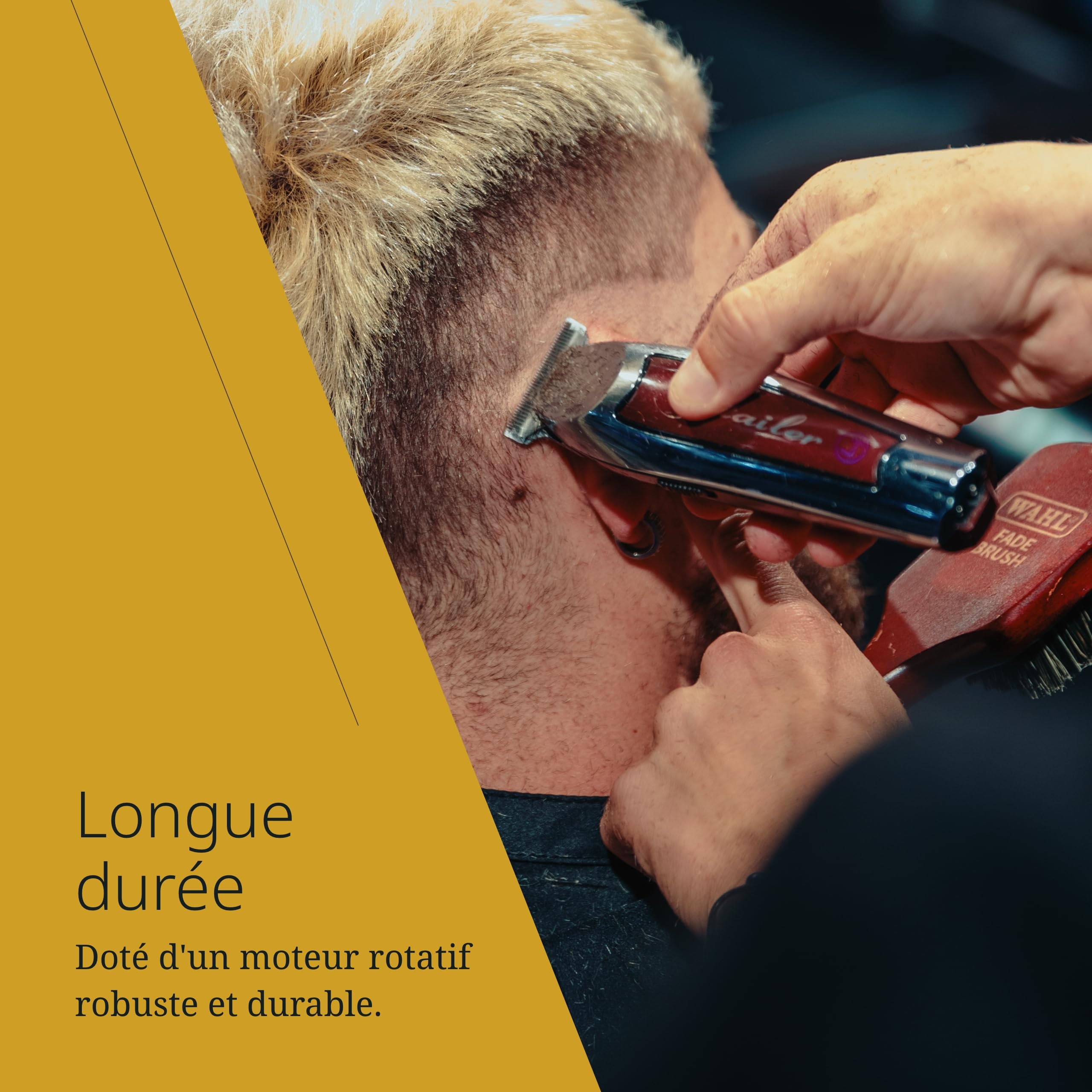 Wahl Detailer LI Tondeuse à cheveux sans fil - Tondeuse puissante avec lame en T extra large pour les bordures et le travail de détail