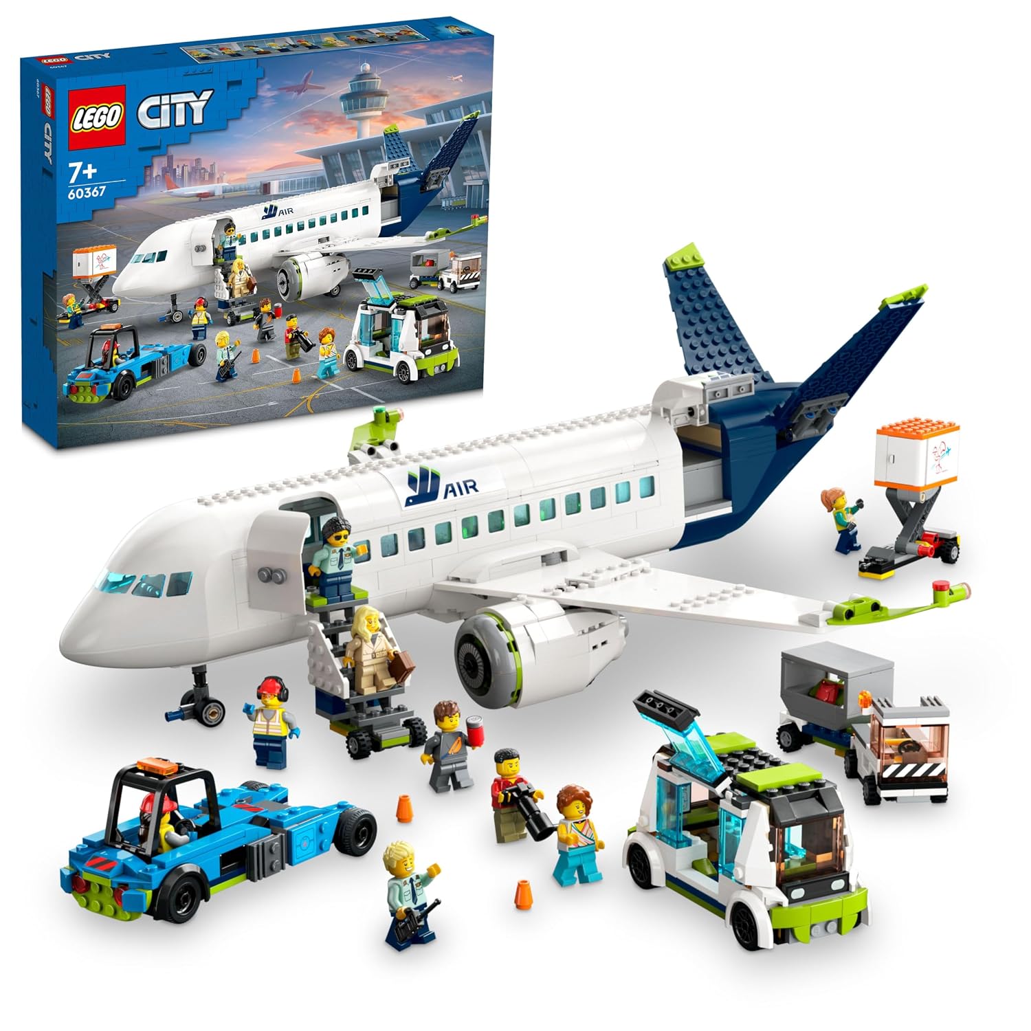 LEGO City Passenger Airplane 60367 Building Toy Set; Gift Idea for Kids and Plane Fans Aged 7+ - Review, Price and Buying Guide