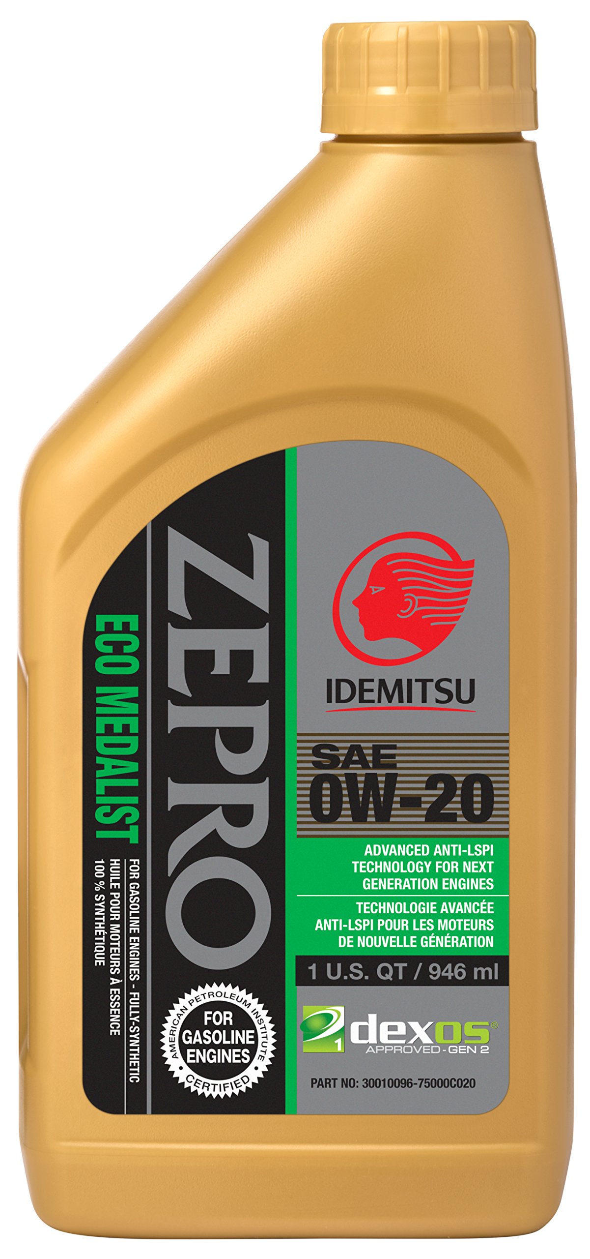 Amazon.com: ZEPRO Eco Medalist 0W-20 Engine Oil - 1QT, Dark Brown