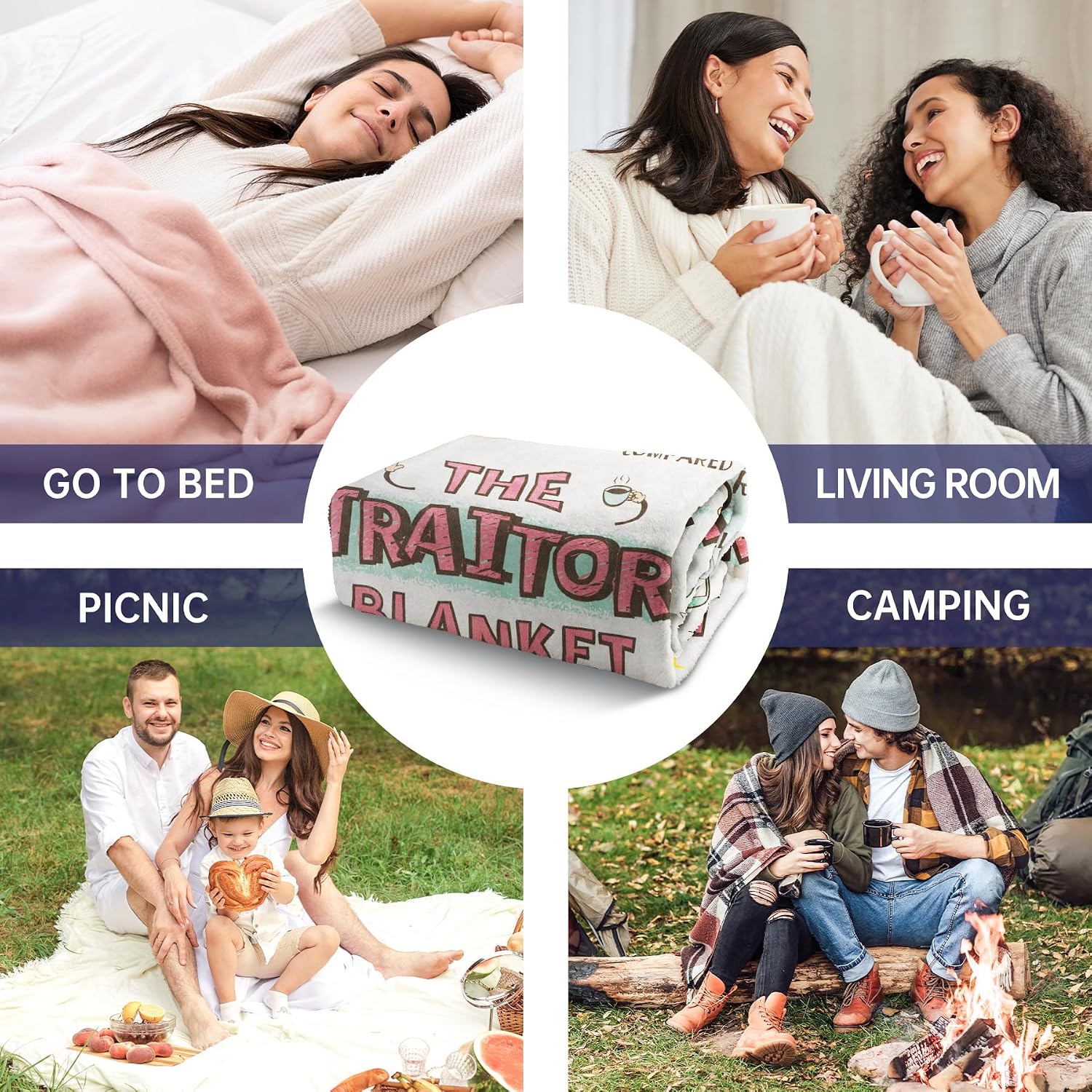 Farewell Gifts for Coworkers - Funny Traitor Blanket
