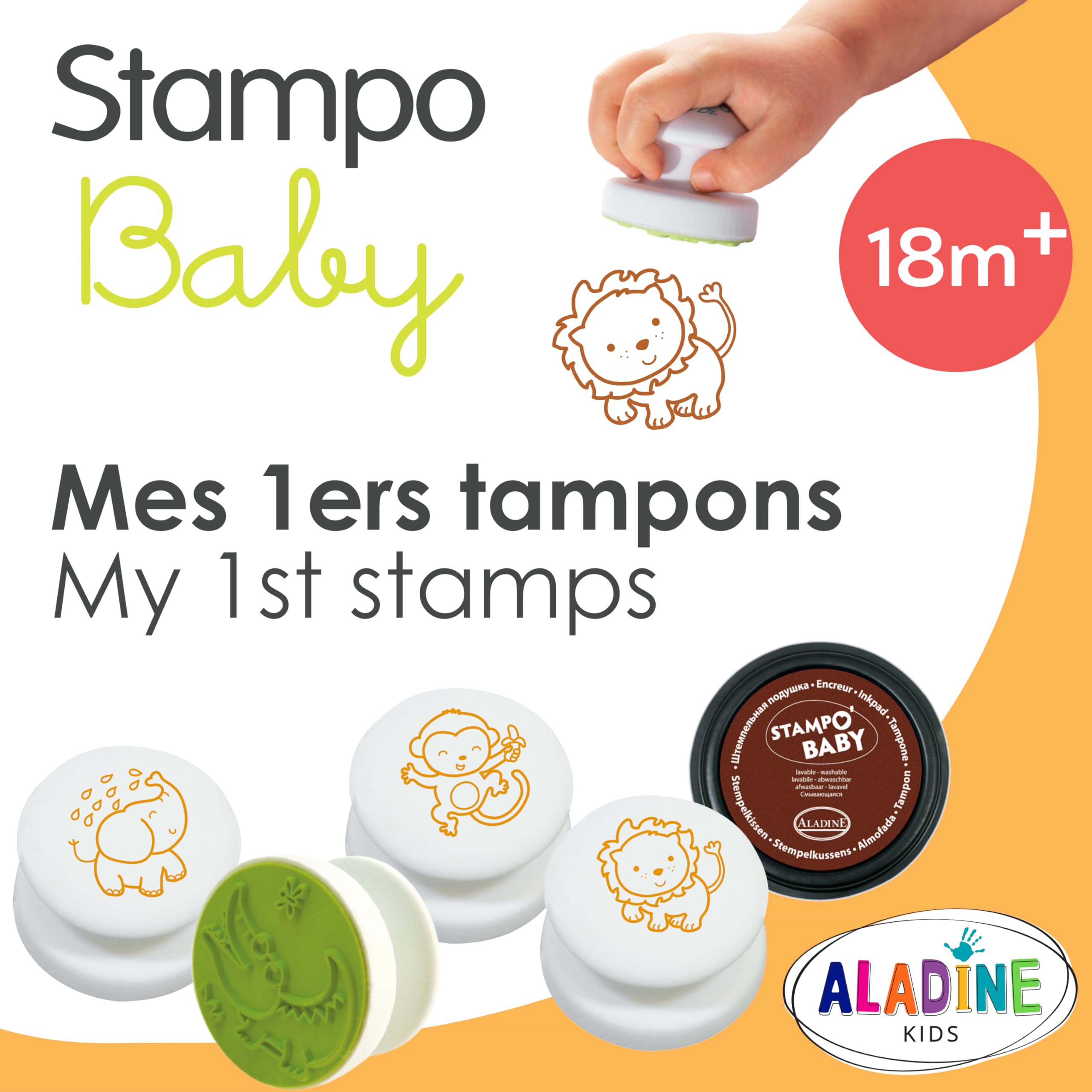 Aladine 3003803 - Stampo Baby Safari zwierzęta