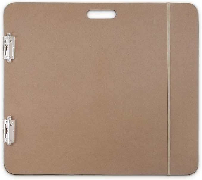 Saunders 05607 Recycled Hardboard Sketchboard Brown, 23 in. x 26 in