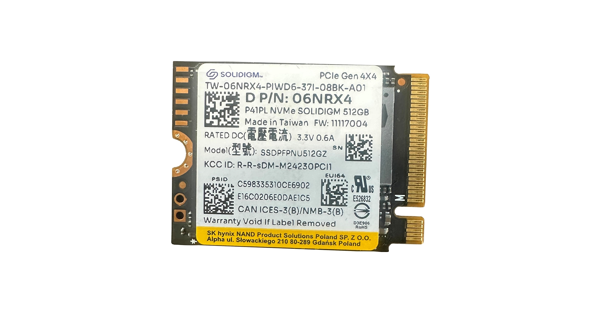 Amazon.com: 512GB M.2 2230 NVMe PCIe Gen4 x4 TLC SSD