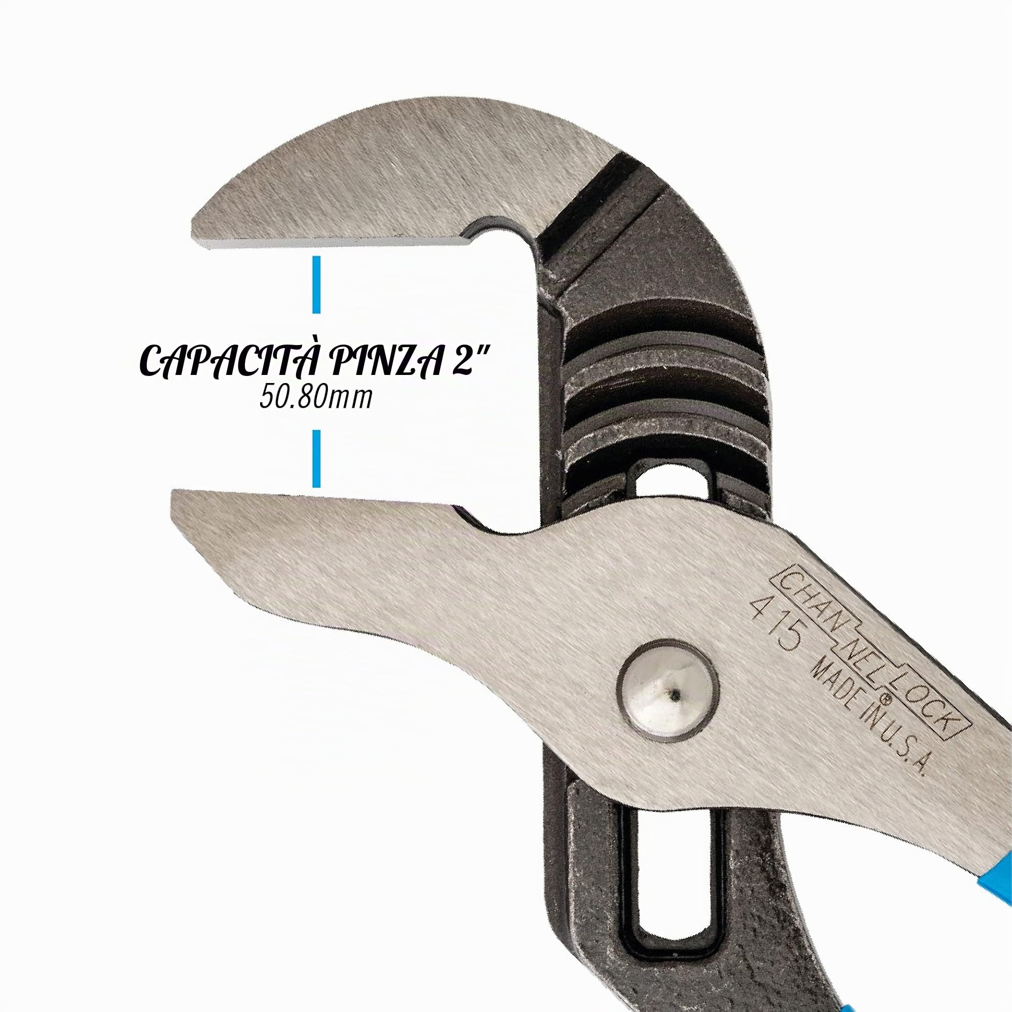 Channellock - Pinze regolabili a ganasce dentate lisce, 25,4 cm