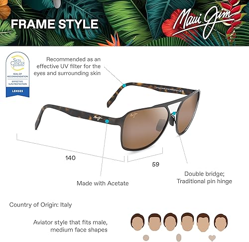 Miniatura 6 de Maui Jim Gafas de sol cuadradas 2nd Reef