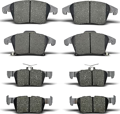 Front Rear Ceramic brakes Pads Brake Pad Compatible with 2013-2018