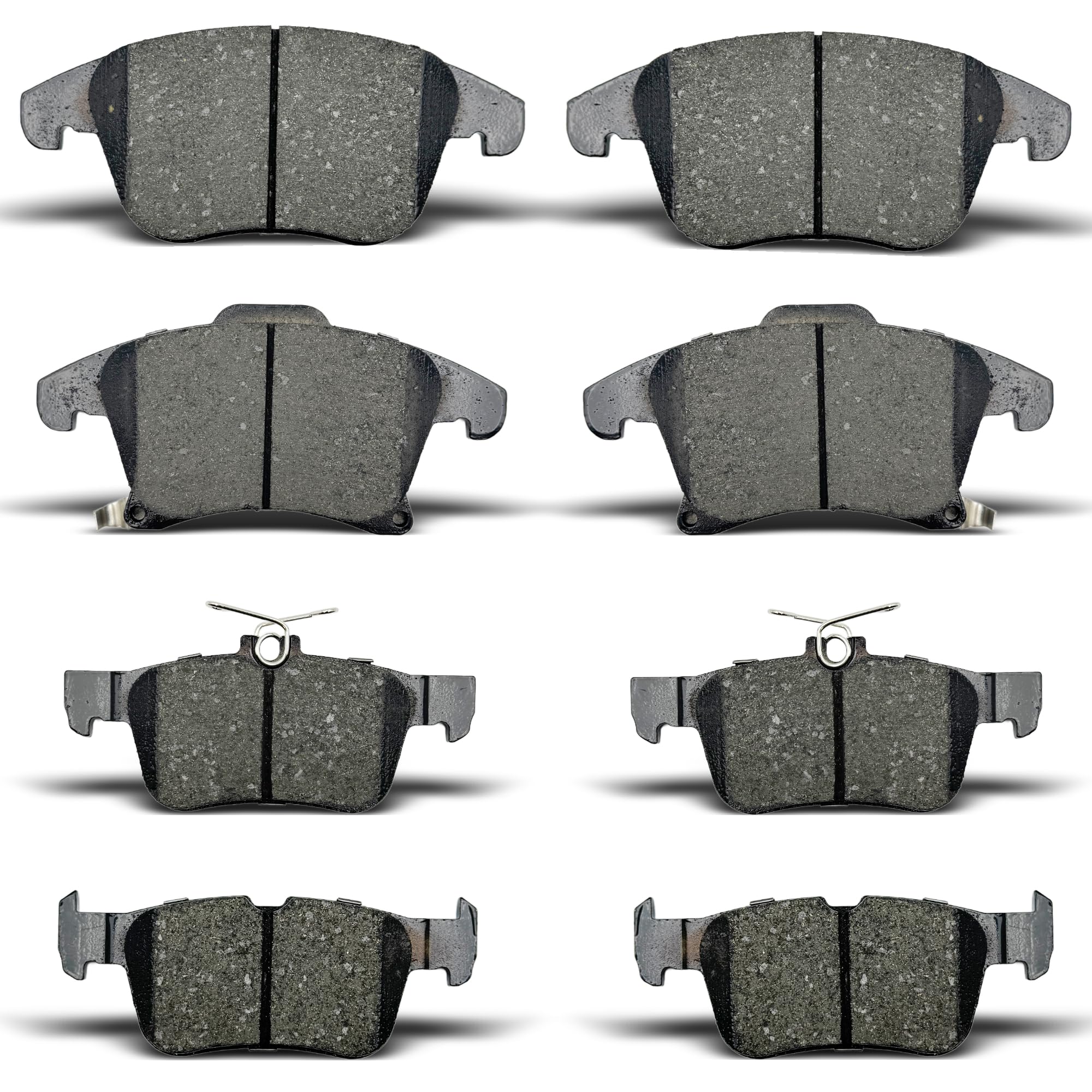 ALADICHE Front Rear Ceramic brakes Pads Brake Pad Compatible with 2013-2018 for Ford Fusion,2013-2020 for Lincoln MKZ,2019-2020 for Ford Fusion Se/