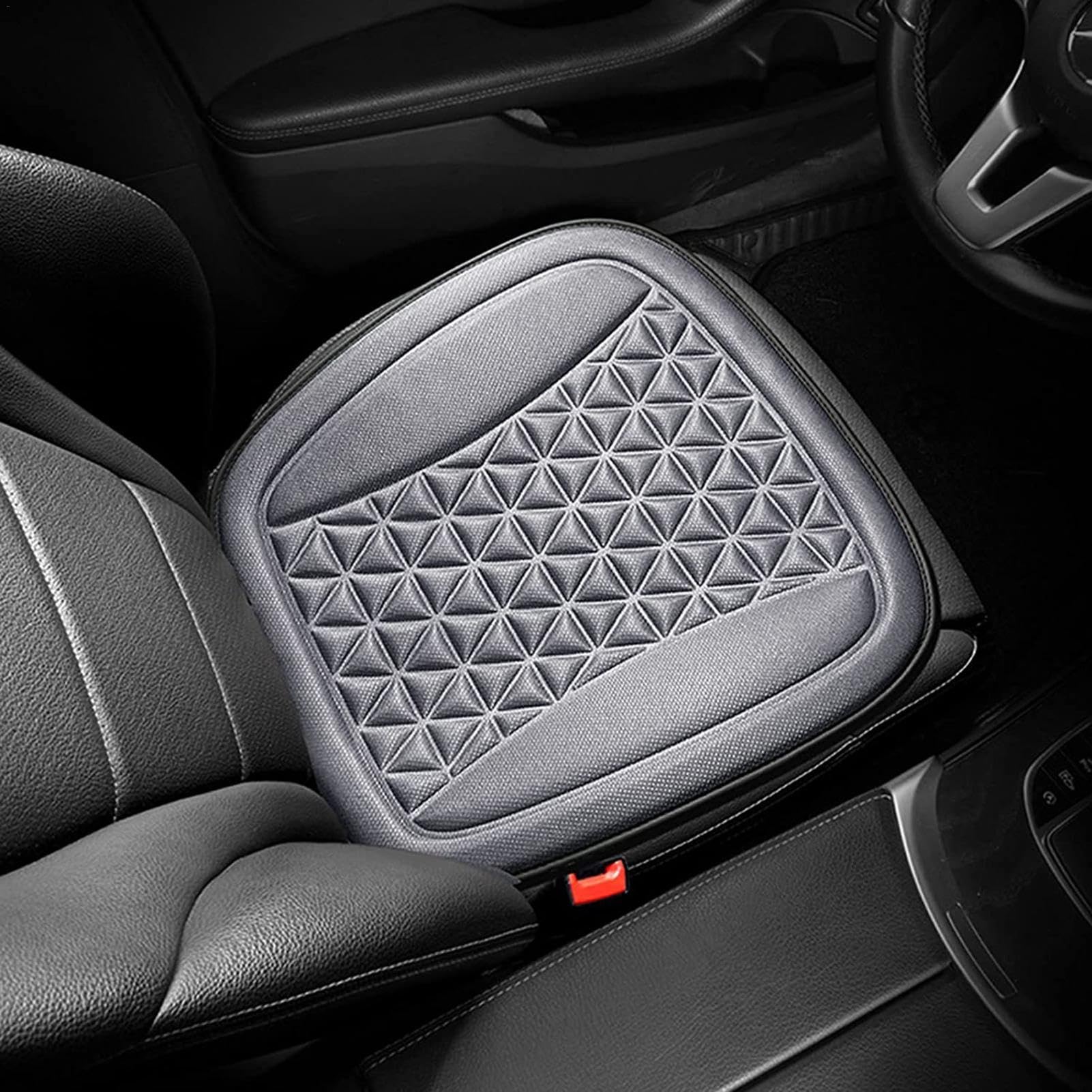 Cojín de asiento refrescante, protector de asiento transpirable antideslizante para automóvil, almohadilla de asiento ventilada para asiento, diseño transpirable para alivio de presión, cojines de | antideslizante para automóvil, almohadilla de asiento ve