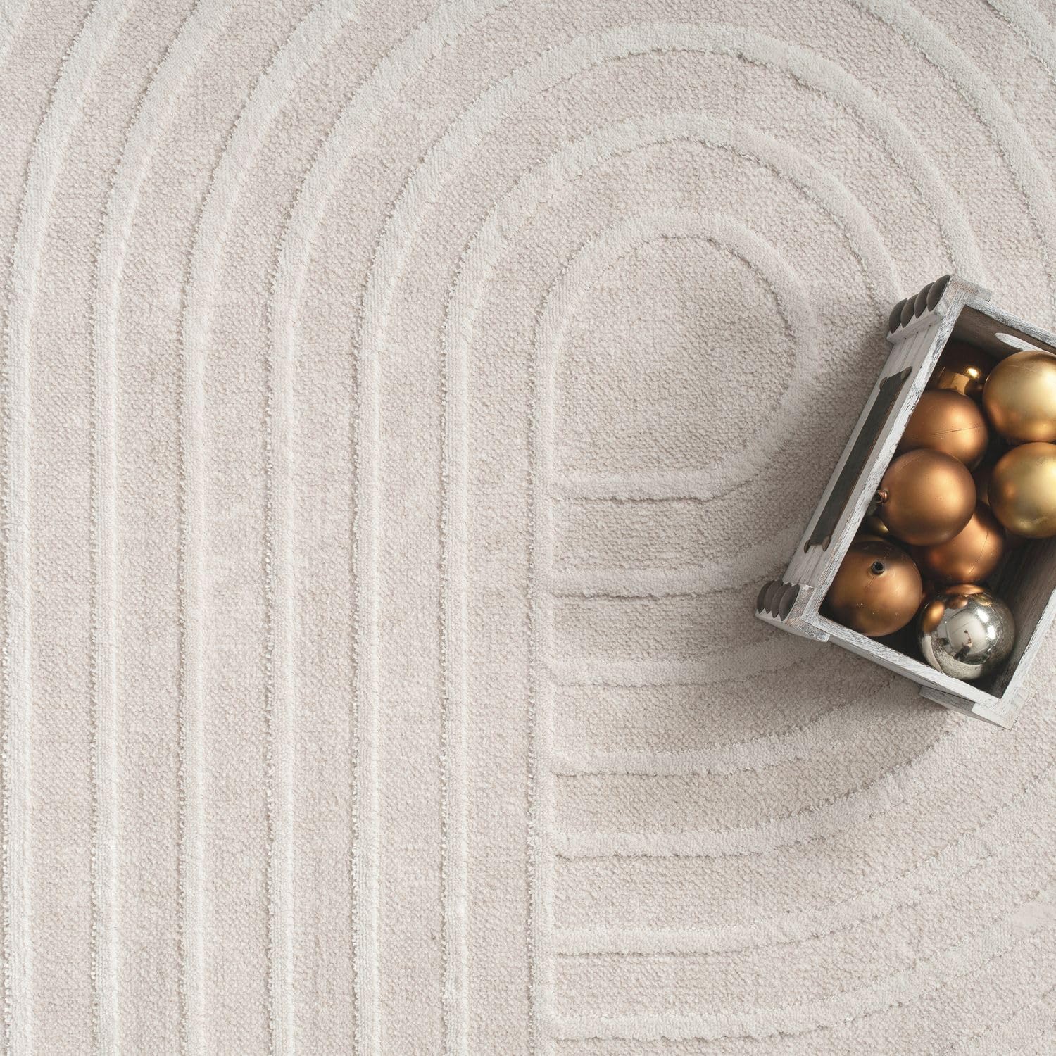 TT Home Tapis Salon Salle À Manger Poil Court Style Boho Scandinave Design Moderne Uni Optique Géométrique Arc-en-Ciel, Dimension:160x220 cm