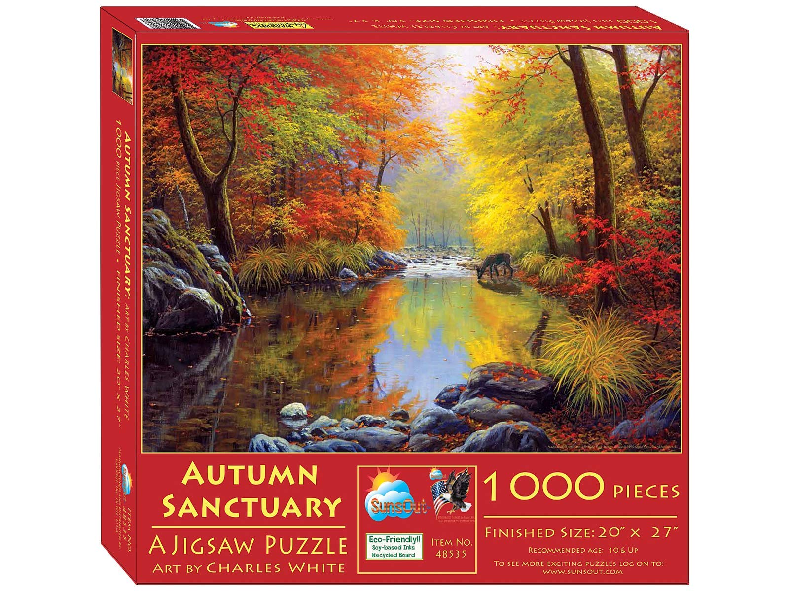 Last Sanctuary ラスト・サンクチュアリ　1000ピース Amazon.com: SUNSOUT INC - Autumn Sanctuary - 1000 pc Jigsaw