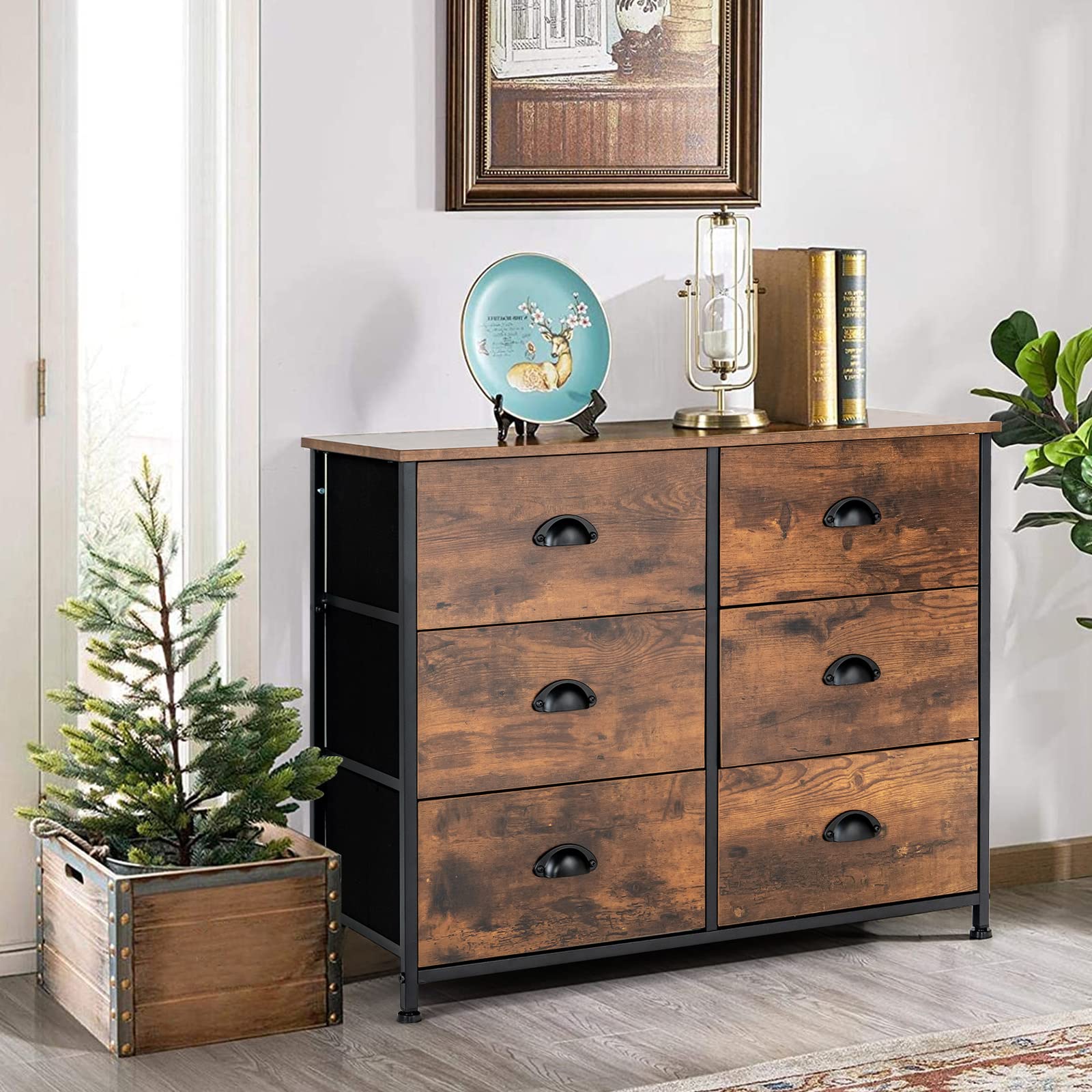 princess polly baby blue dress Gorgeous Dixie Furniture dresser, solid wood construction with mahogany  veneer. The curve of this dresser is timeless! The top is stained in a very  neutral medium to dark brown and well protected main image 0