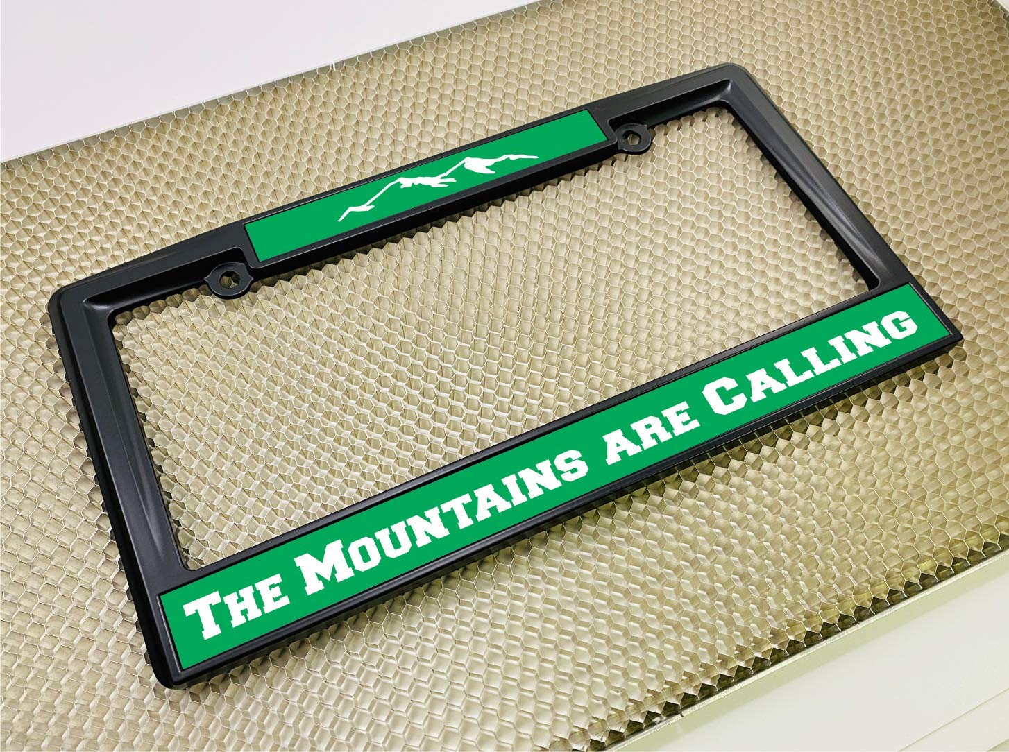 Custom Personalized Heavy Duty Metal Laser Engraved Car License Plate Frame wit - Picture 26 of 113