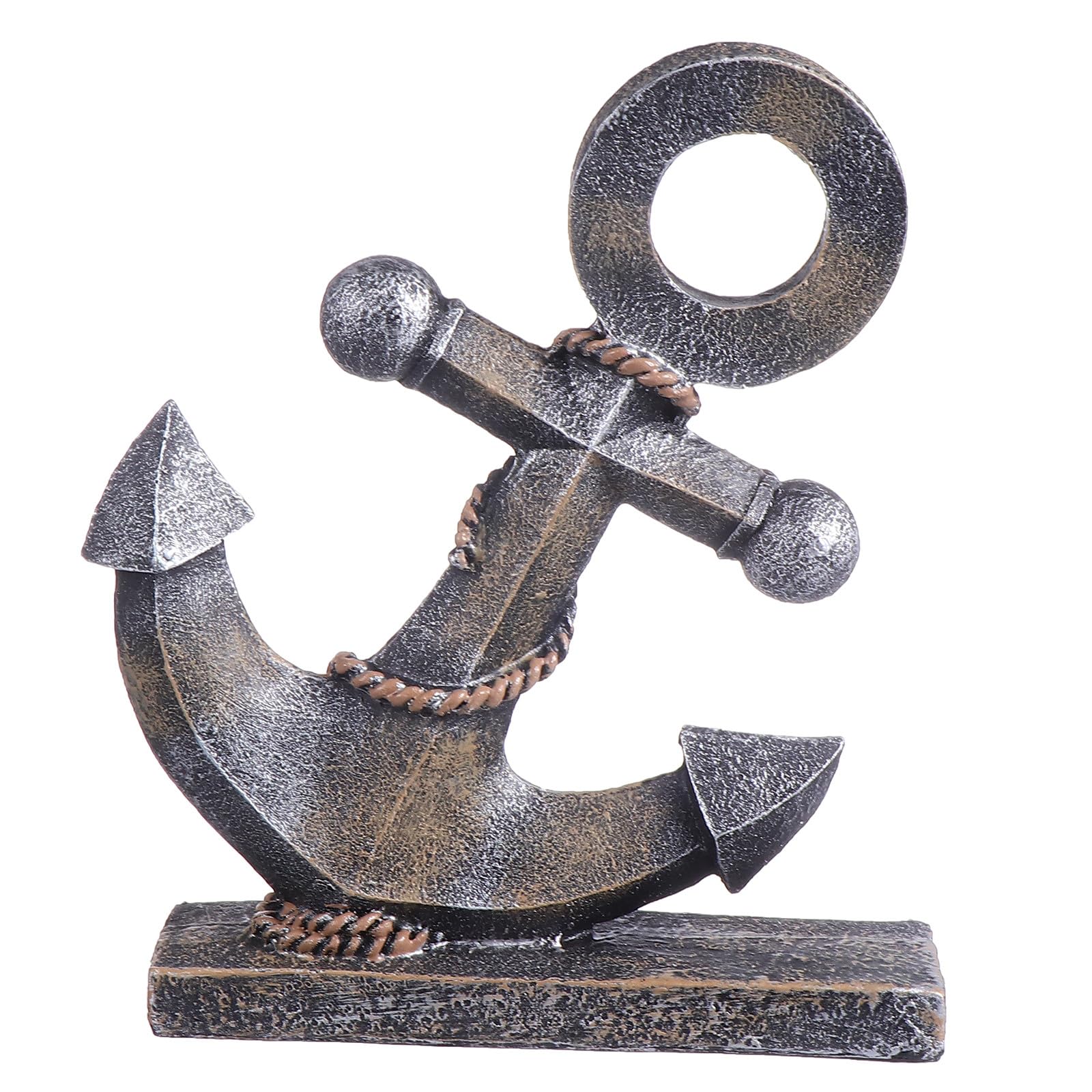 Ancre de bateau en résine pour ornement de table de bureau et fête nautique