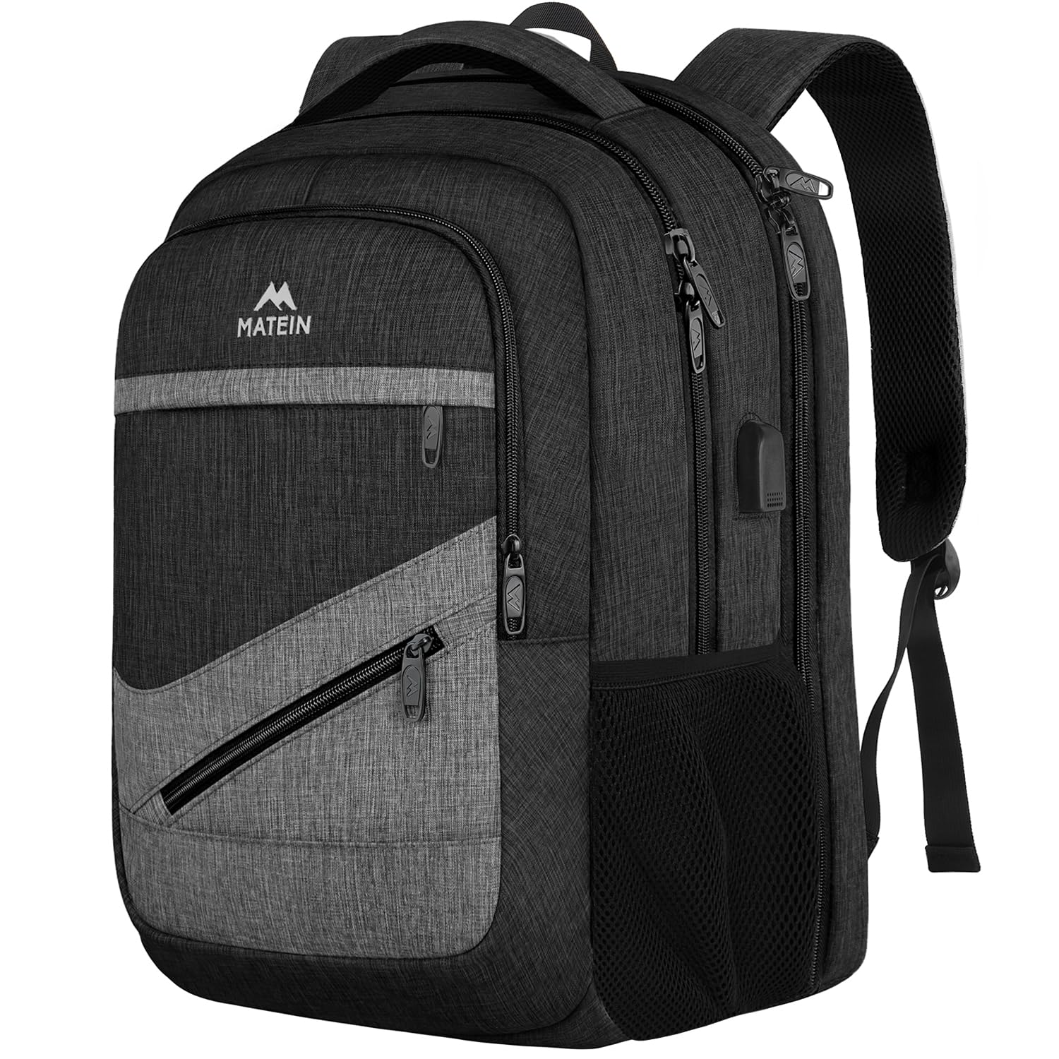 MATEIN Extra Large 50 L Travel Laptop Backpack Water Resistant Work Computer Backpack with USB Charging Port TSA