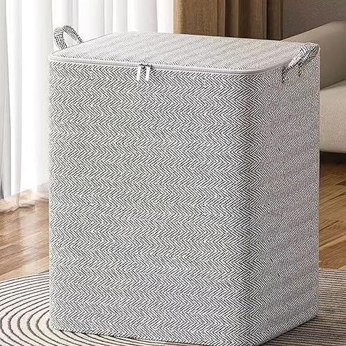 IKOLYS Bolsas de almacenamiento de ropa, contenedores de almacenamiento de gran capacidad, cajas de almacenamiento de ropa, contenedores de