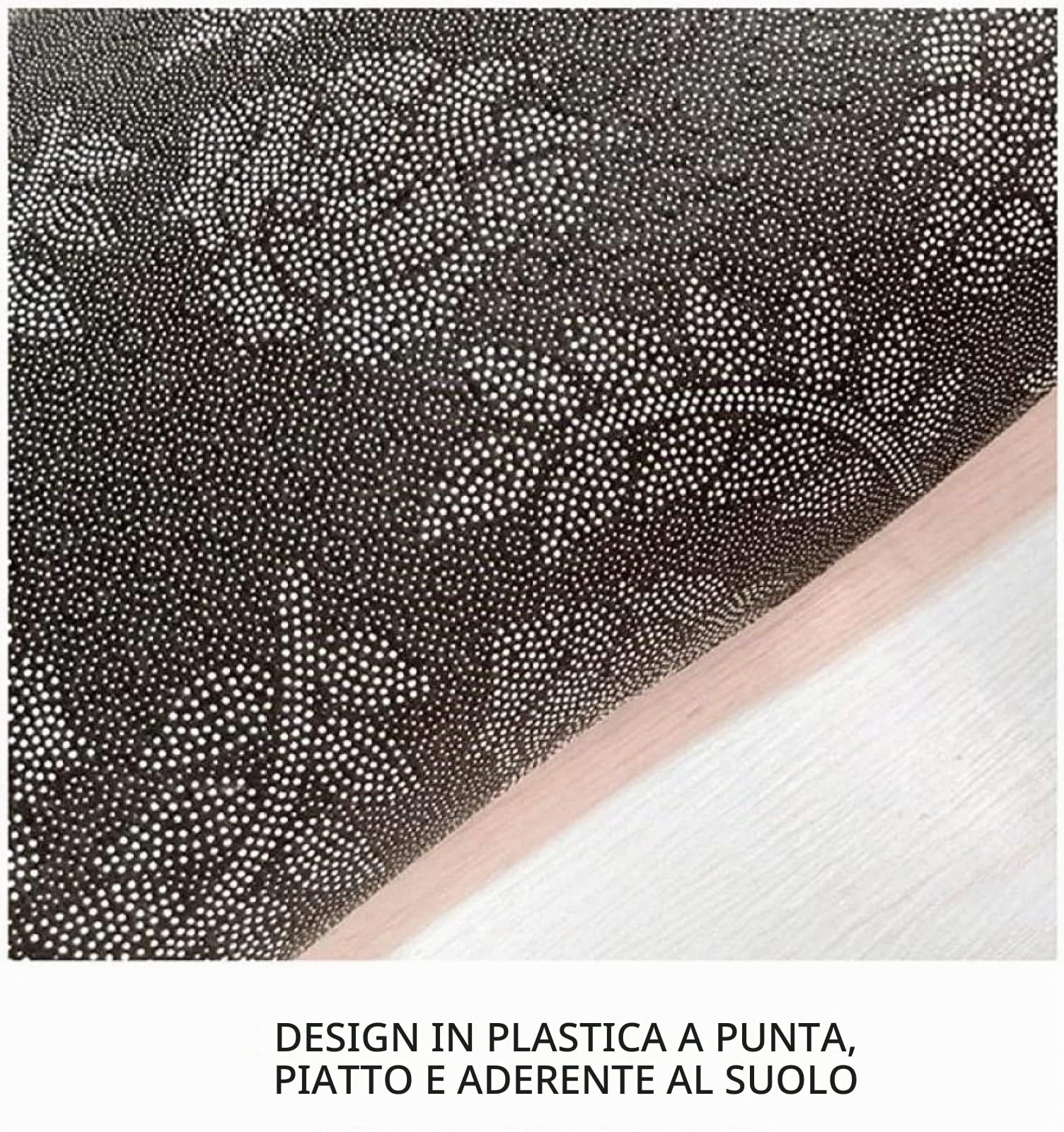 Rururug Tappeto Moderno Salotto Antiscivolo Tappeti Moderni Soggiorno Lavabile Design grigio bianco arancione 100 x 160 cm