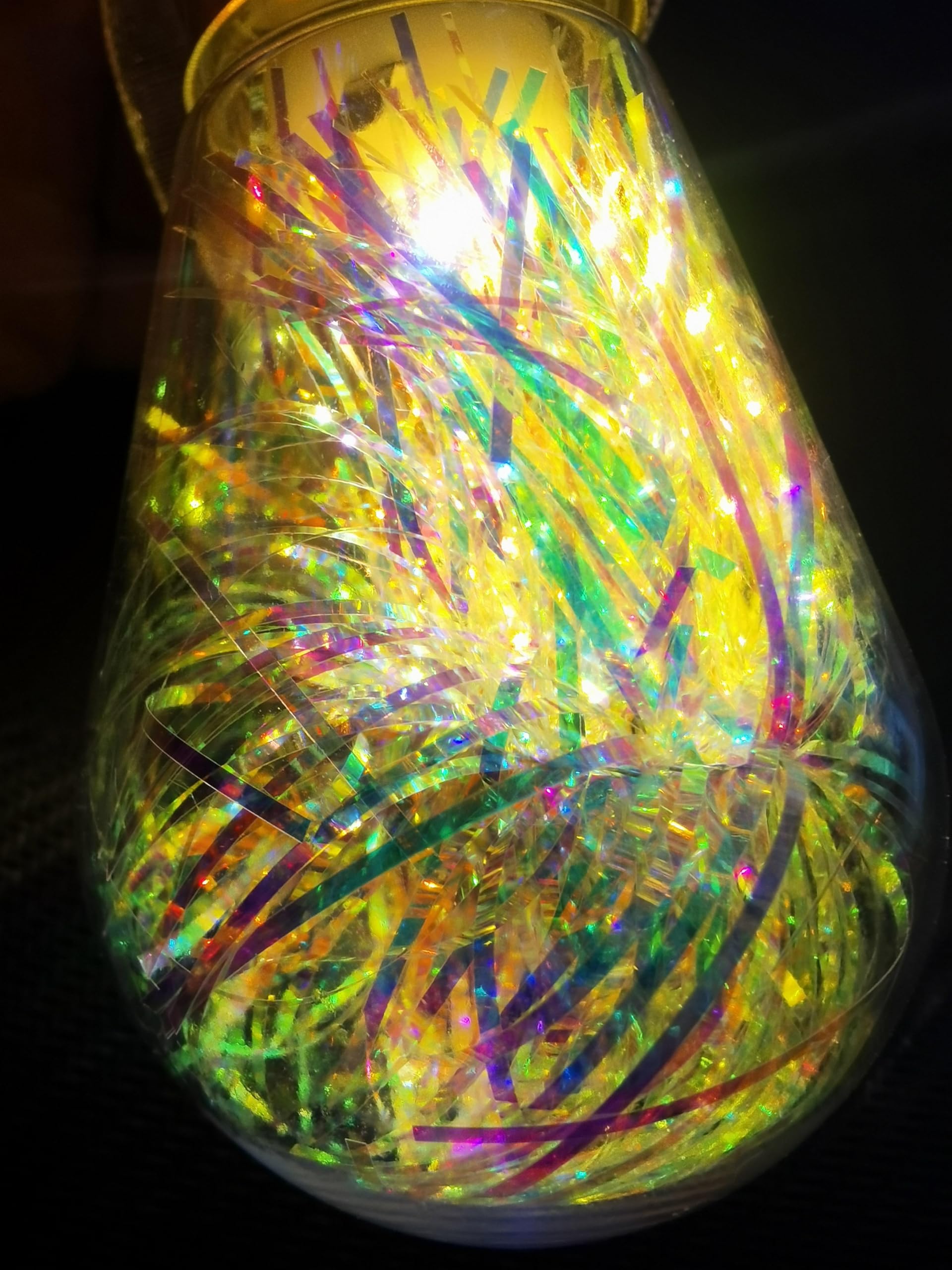 2V BROTHERS Decorative LED Bulb Light Colorful Fiber Optic Glow Lamp | Hanging Fairy Night Light for Home, Party, Festival & Decoration (2) 2