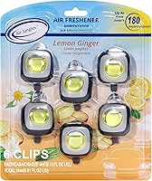 Vista 13 de Air Jungles French Osmanthus Scent - Clip para ambientador de automóvil, 6 clips de ventilación, 0.16 onzas líquidas cada uno, ambientador de larga