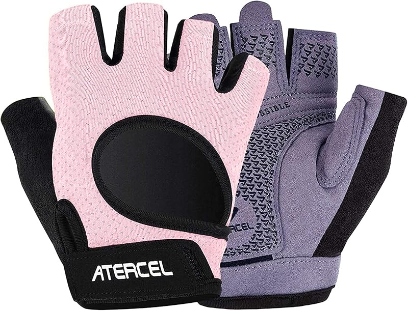 Guantes de levantamiento de pesas con protección completa de la palma, guantes de entrenamiento para gimnasio, ciclismo, ejercicio, transpirables, súper ligeros para hombres y mujeres