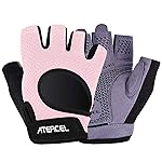ATERCEL Weight Lifting Gloves Full Palm Protection, Workout Gloves for Gym, Cycling, Exercise, Breathable, Super Lightweight for Men and Women(Pink, L)
