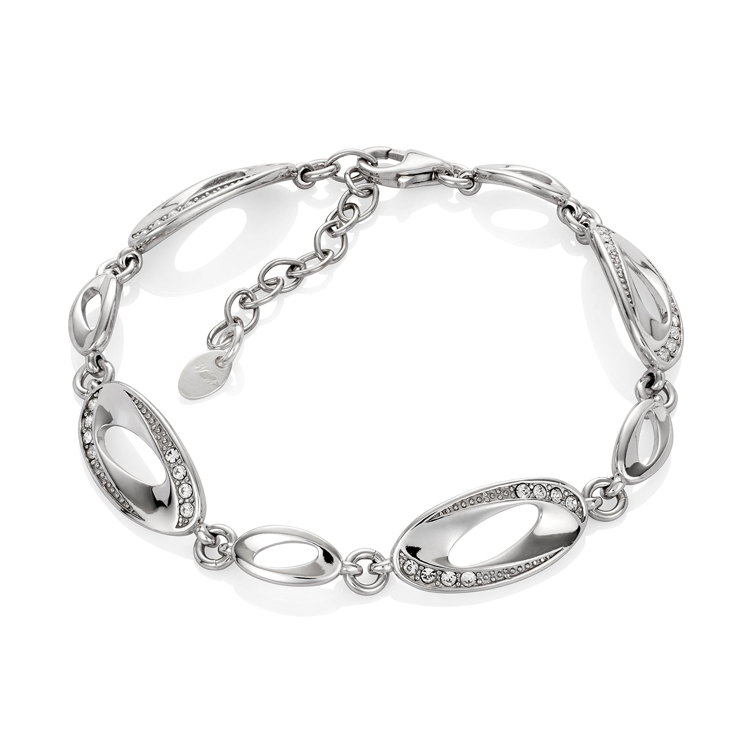 Damen Silberarmband Aus Sterling-Silber 925 Mit Verstellbarer Länge