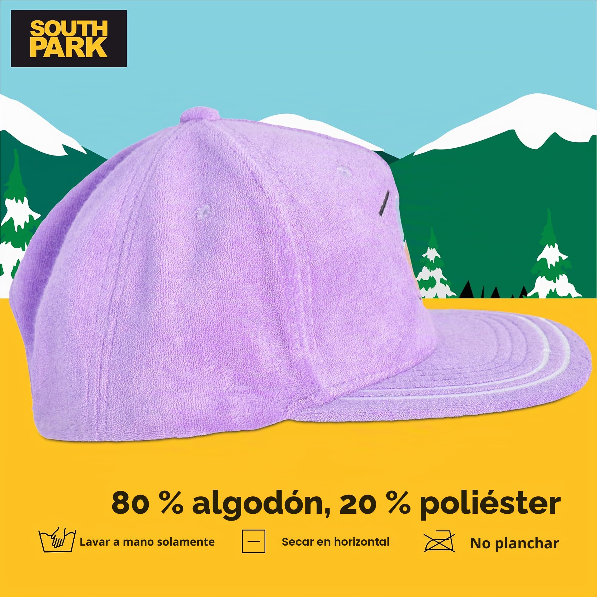 Concept One South Park Cap, Adjustable Snapback Baseball Hat with Flat Brim Gorra de béisbol Unisex Adulto