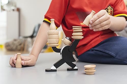 Miniatura 6 de Kikkerland No incline el juego de apilamiento de camareros