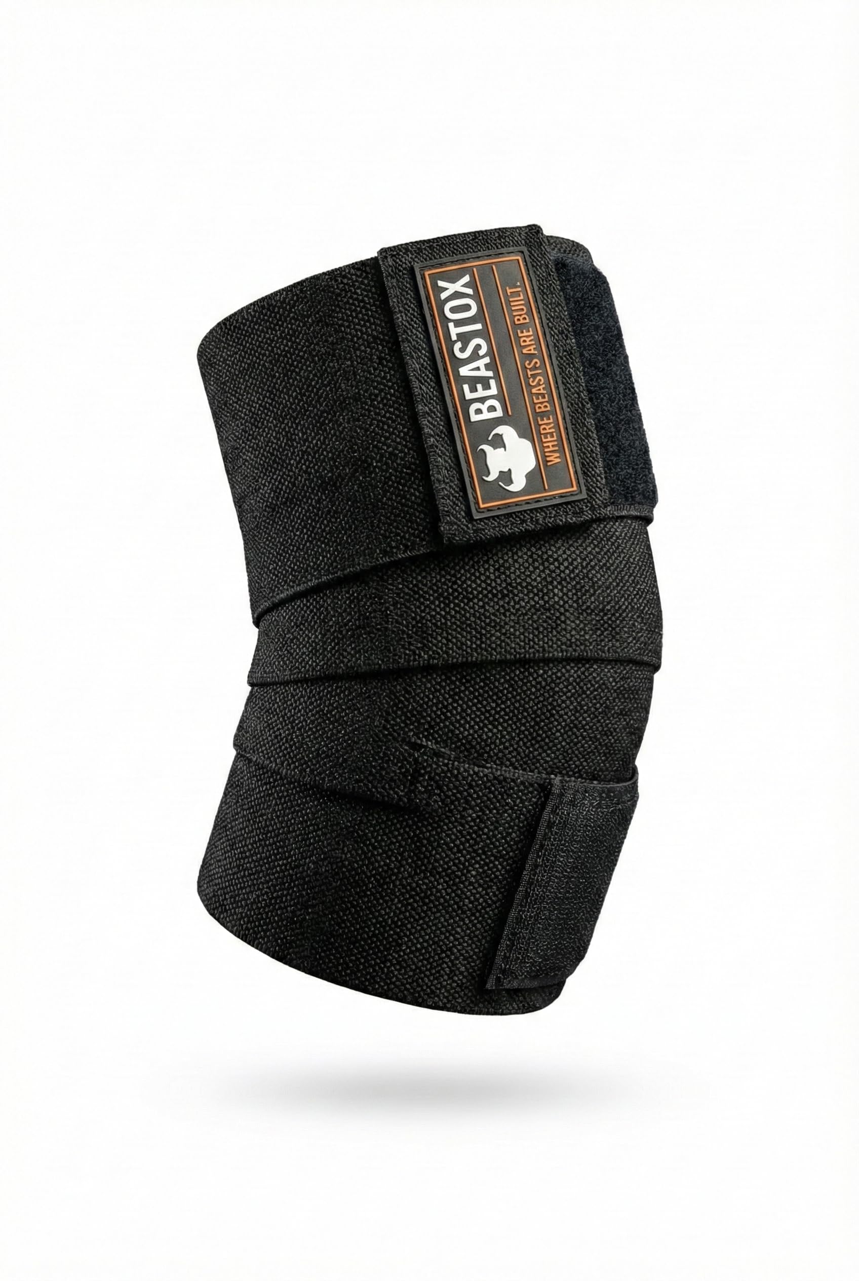 BEASTOX Elbow Support Brace, Black, Adjustable Compression Wrap, Fitness Training, Weightlifting-image-48